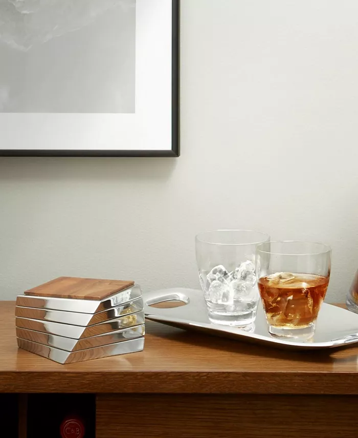 Nambandeacute; Nambe Twist Set of 6 Coasters