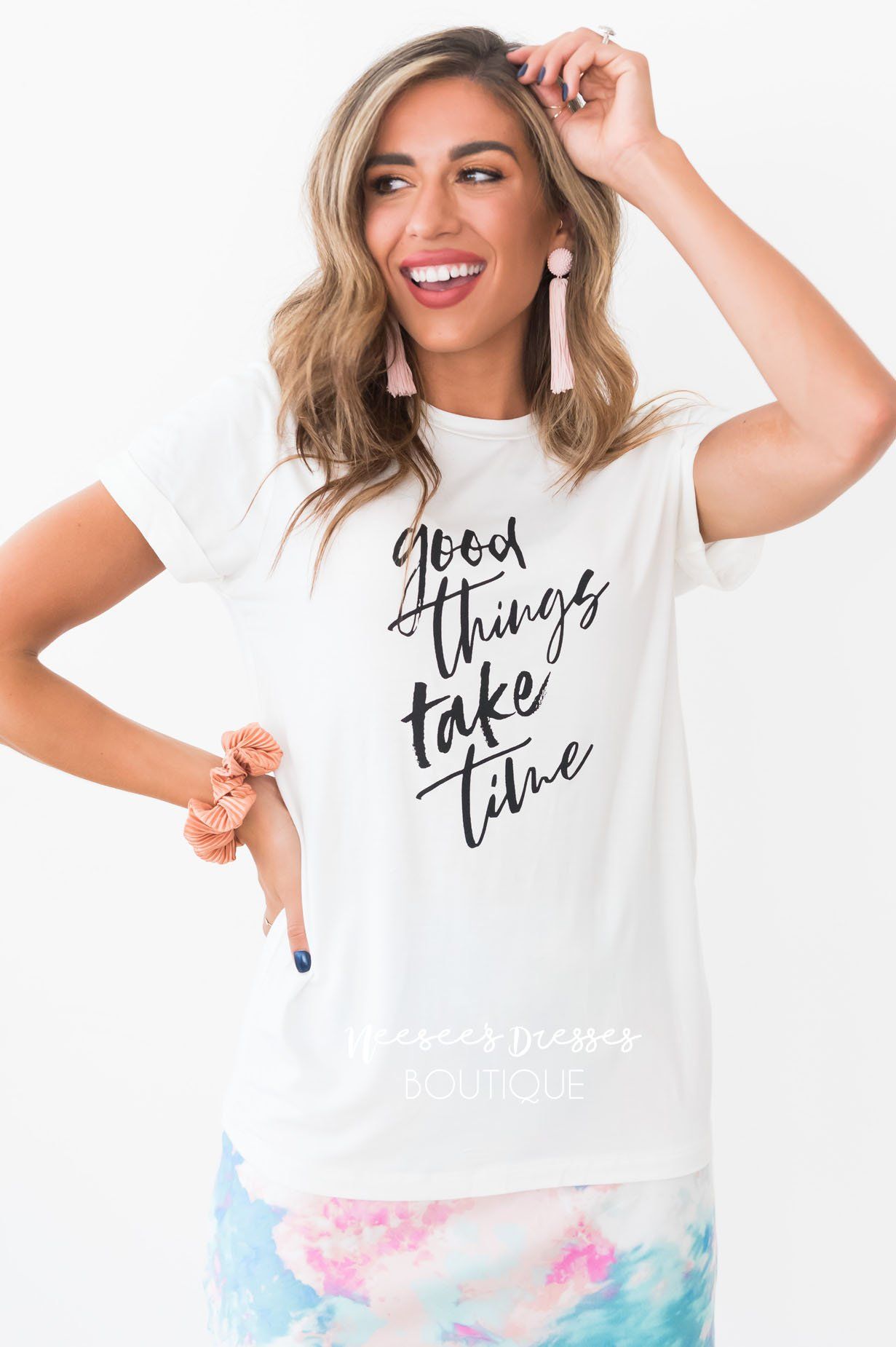 Good Things Take Time Modest Tee