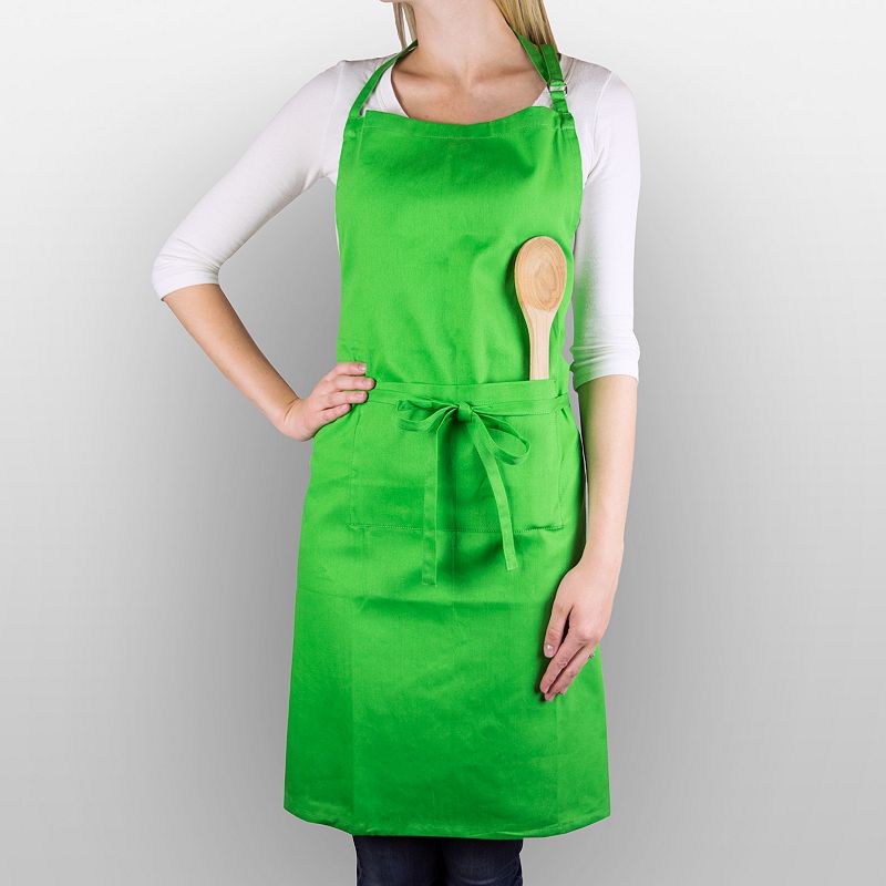 28 x 32 Solid Neon Green Chef Apron