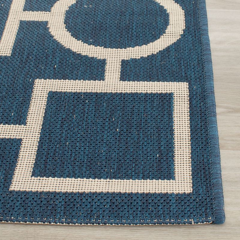 Safavieh Courtyard Geometry Indoor Outdoor Rug