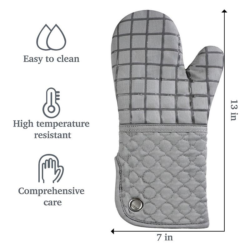 Popular Bath Grids Silicone Oven Mitt 2-pk.