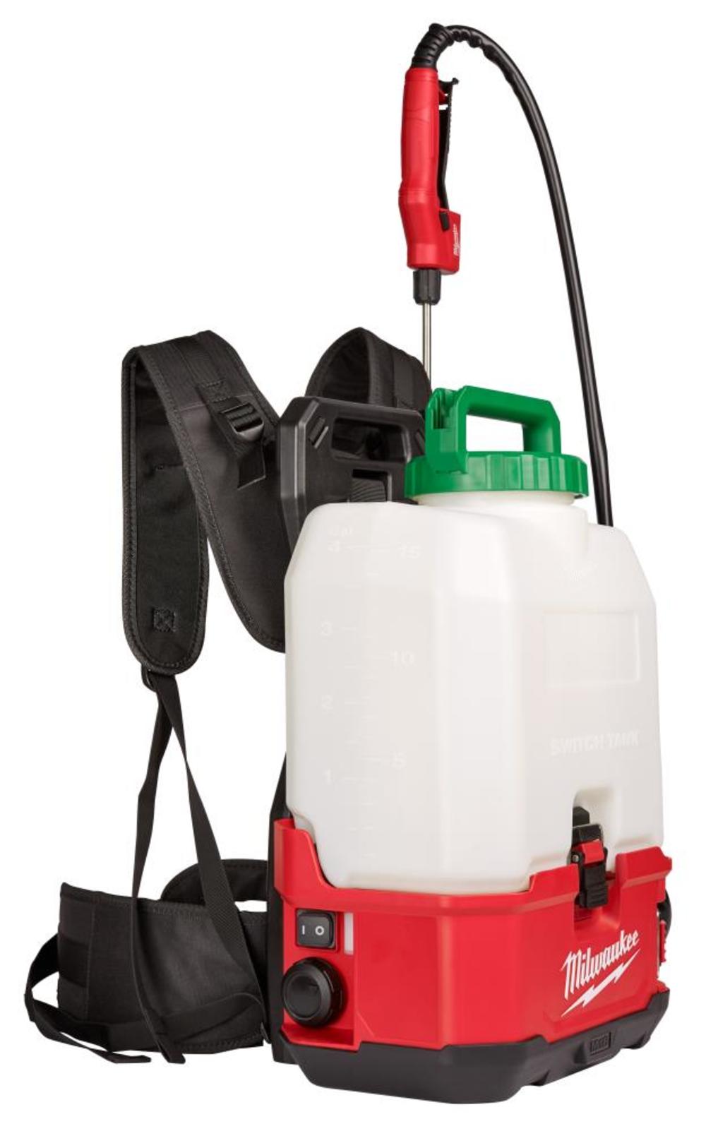 Milwaukee M18 SWITCH TANK Backpack Sprayer 4 Gallon and Gen II M18 Blower Bare Tool Bundle ;