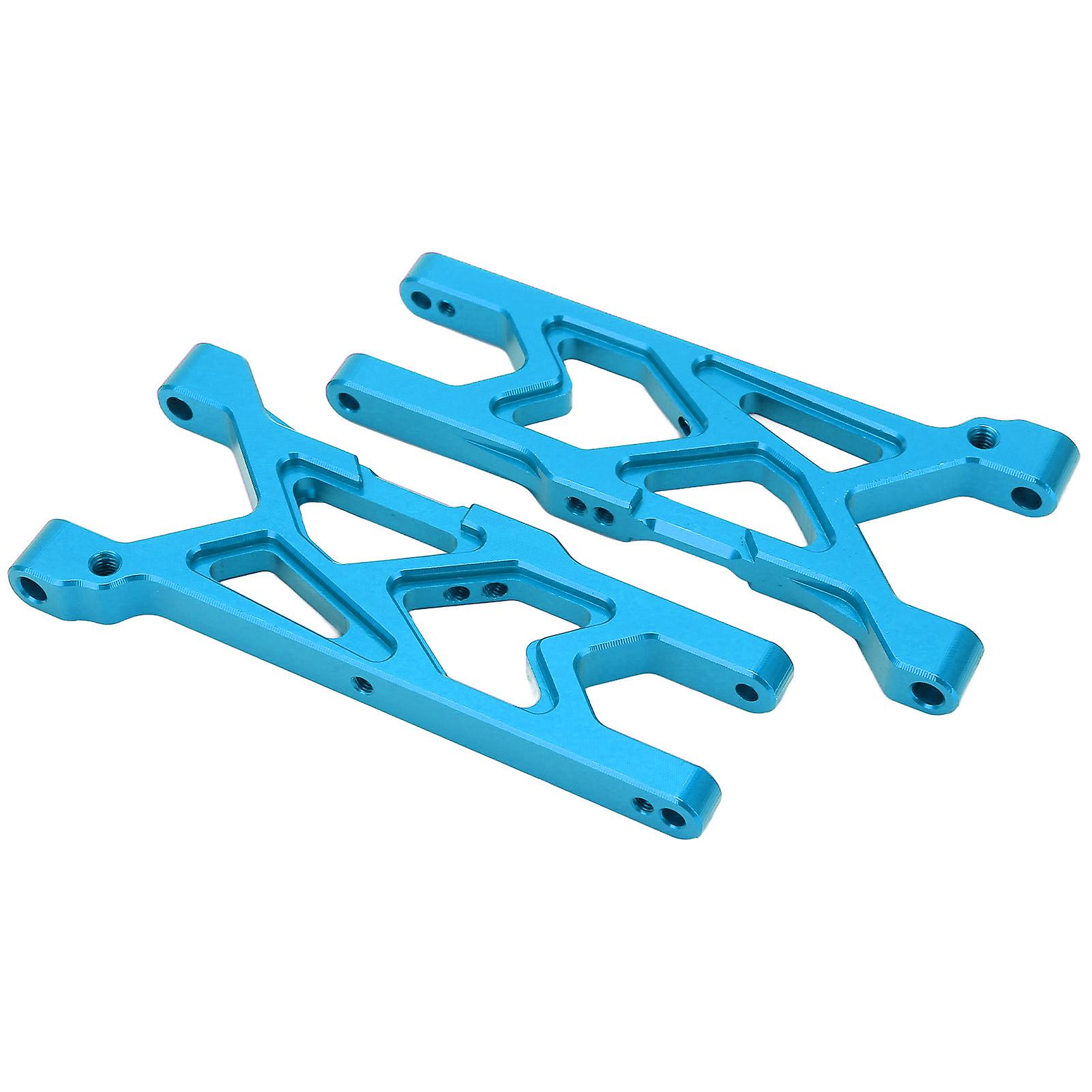 2pcs Front Suspension Arms Aluminum Alloy Replacement Front Lower Arm For Arrma 1/10 Remote Control Carblue