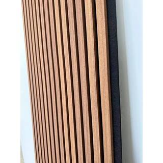 Ejoy 94 in. x 23.6 in x 0.8 in. Acoustic Vinyl Wall Cladding Siding Board (Set of 1 piece) VinylWallCladding_ACP_LightMaple94x24