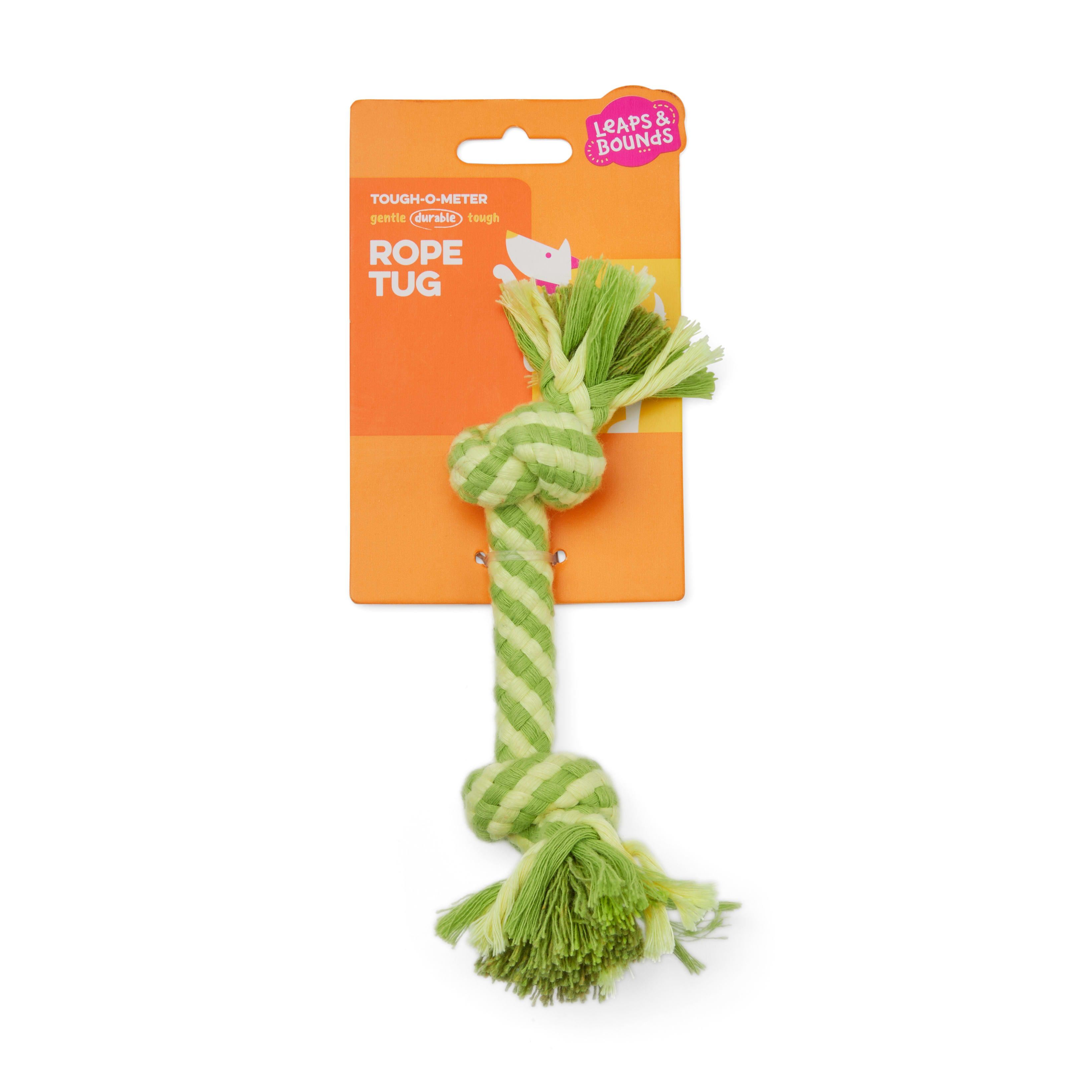 Leaps  Bounds Multicolor Rope Dog Toy， Small