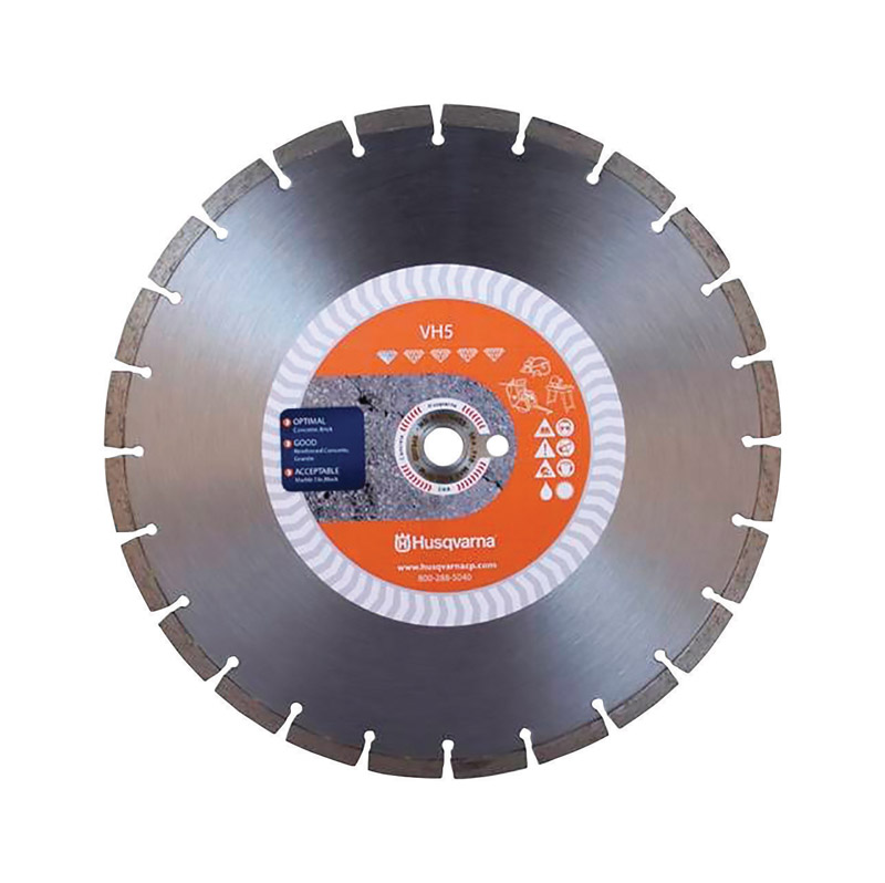 Husqvarna Tacti-Cut 14 in. D X 1 in./20 mm mm VH5 Diamond Segmented Rim Diamond Saw Blade 1 pk