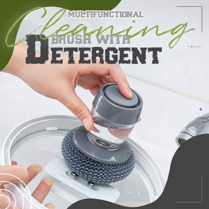 Kitchen Soap Dispensing Palm Brush(BUY 2 GET 1 FREE)