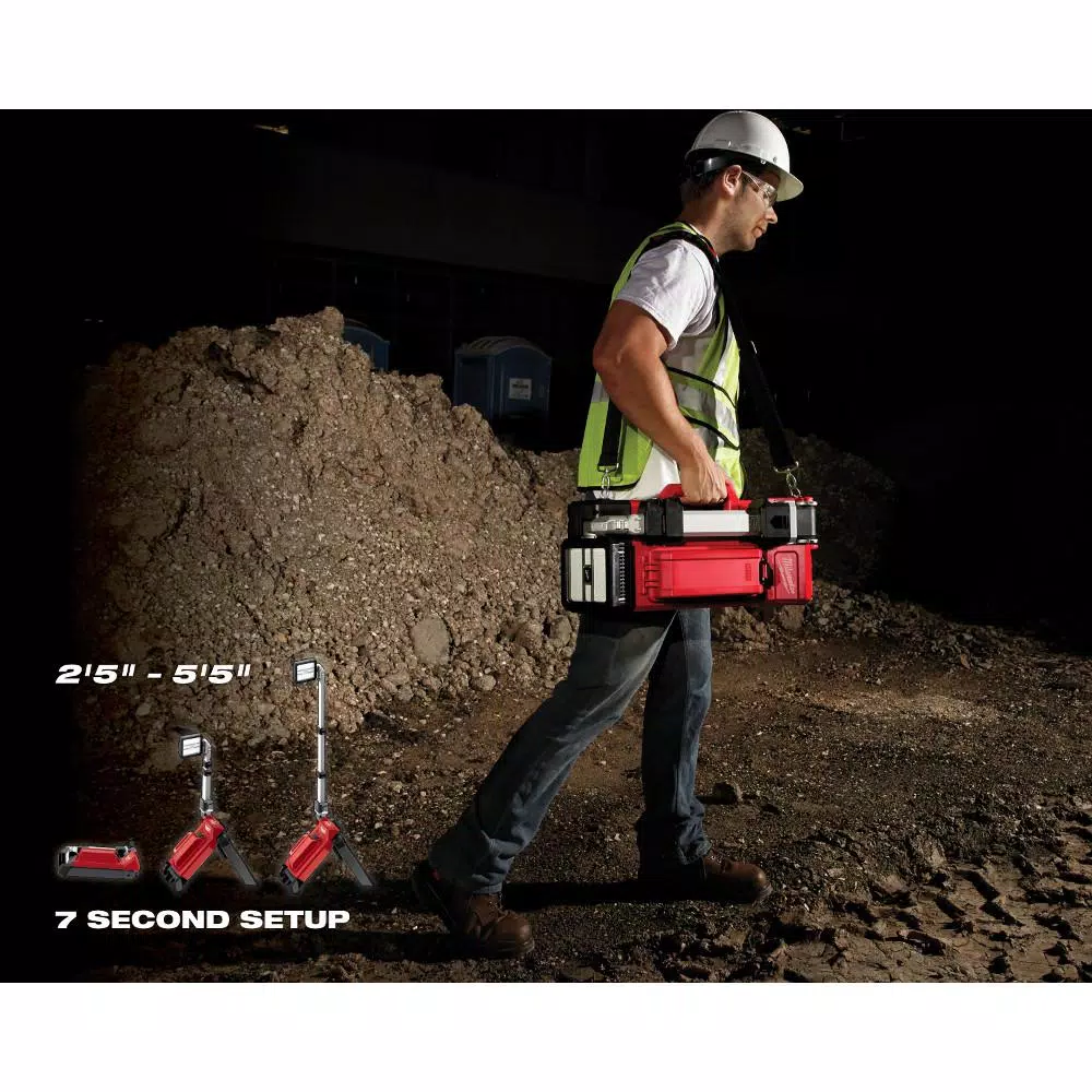 Milwaukee M18 ONE-KEY 18-Volt Lithium-Ion Cordless ROCKET Dual Pack Tower Light (Tool-Only) and#8211; XDC Depot