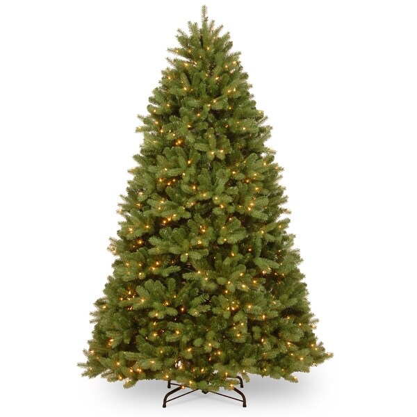 National Tree Company 7.5 ft Feel Real® Newberry Spruce Hinged Tree with 750 Clear Lights+ PowerConnect