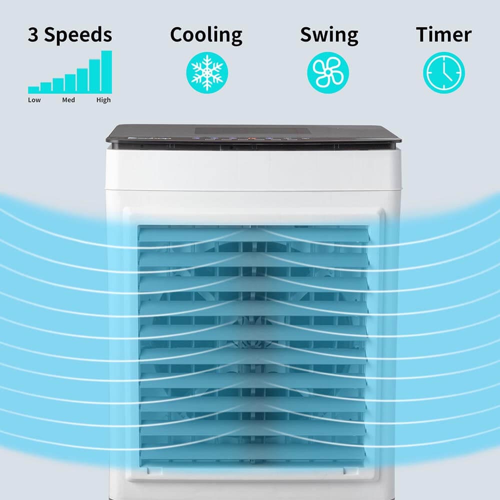 Yescom Portable Swamp Evaporative Cooler 120W 40L 2650 CFM