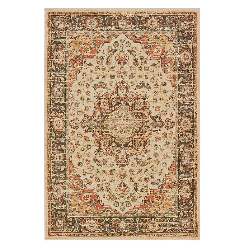 StyleHaven Telfair Ornamental Medallion Rug