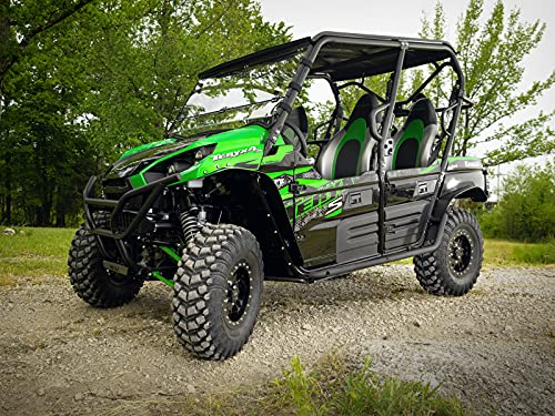 SuperATV HD Fender Flares Mud Guards for 2012+ Kawasaki Teryx 4 (See Fitment)|Extreme Durability|Protect Against Rocks， Dirt， Sand， and Mud|FF-K-TRX800