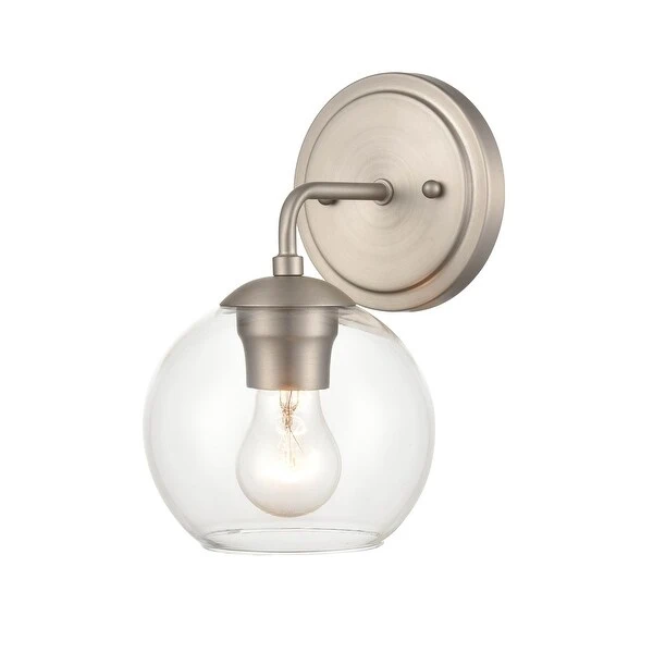 Millennium Lighting 1 Light Bathroom Wall Sconce with Clear Glass Shade