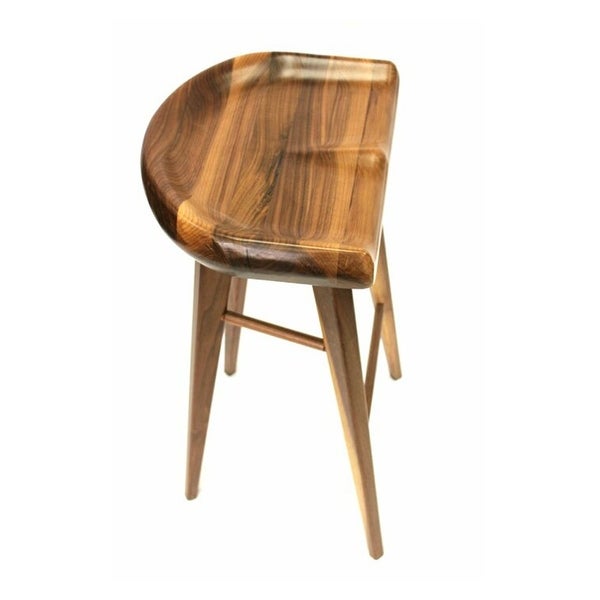 Walnut Tractor Stool - 29