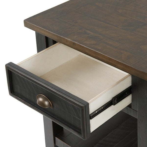 The Gray Barn Downington Solid Wood End Table