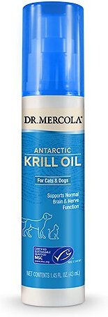 Dr. Mercola Antarctic Krill Oil Liquid Dog and Cat Supplement