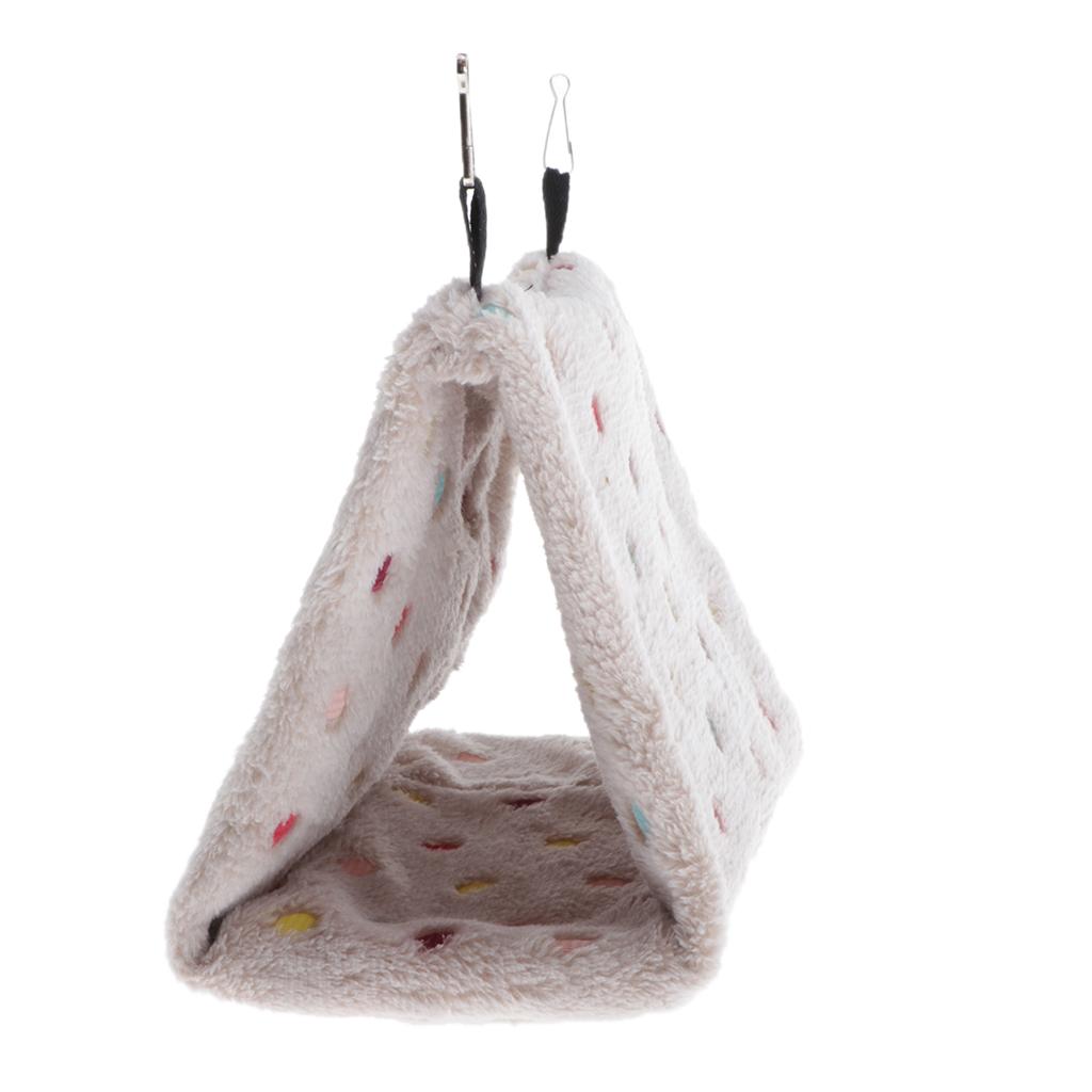 Triangle Comfortable Bird Cage Bed For Parrots Cockatiel Hamster Rat