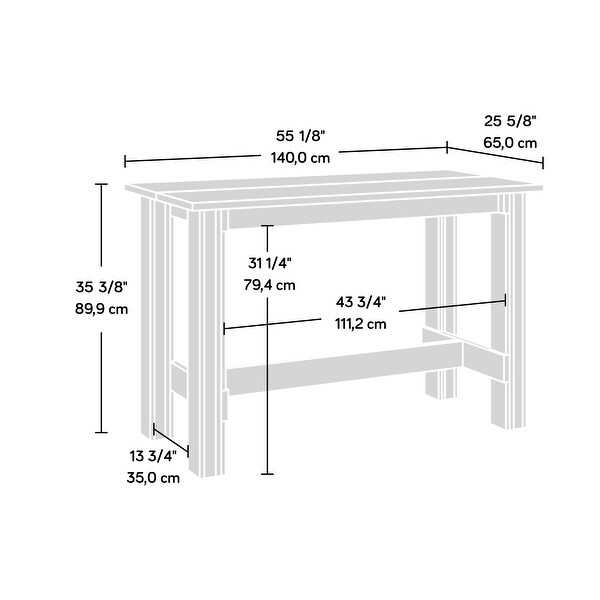 427126 Boone Mountain Counter Height Dining Table， Sindoori Mango Finish