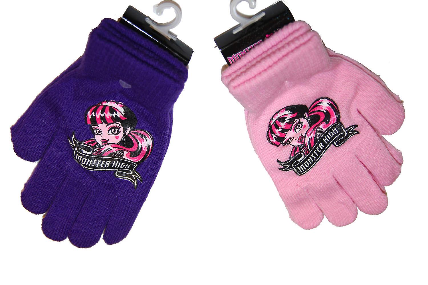 2-Pack Monster High mittens Gloves One Size