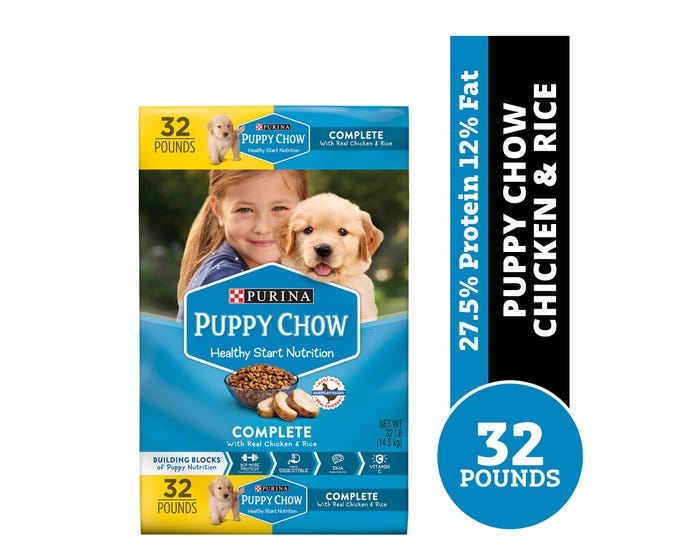 Purina Puppy Chow Complete With Real Chicken Dry Puppy Food 32 lb. Bag