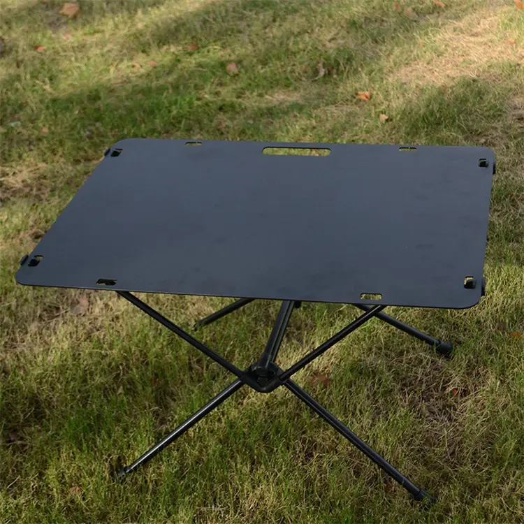 Custom Outdoor Portable Aluminum oy Folding Camping Table Foldable Lightweight Barbecue Picnic Tables