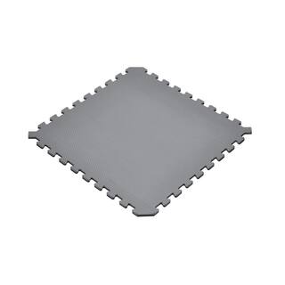 Norsk GrayBlack 24 in. x 24 in. EVA Foam Truly Reversible Interlocking Tile (24-Tile) 240651_4