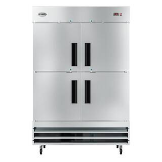 Koolmore 54 in. Half-Door Reach In Commercial Refrigerator in Stainless Steel 47 cu. Ft RIR-2D-SSHD