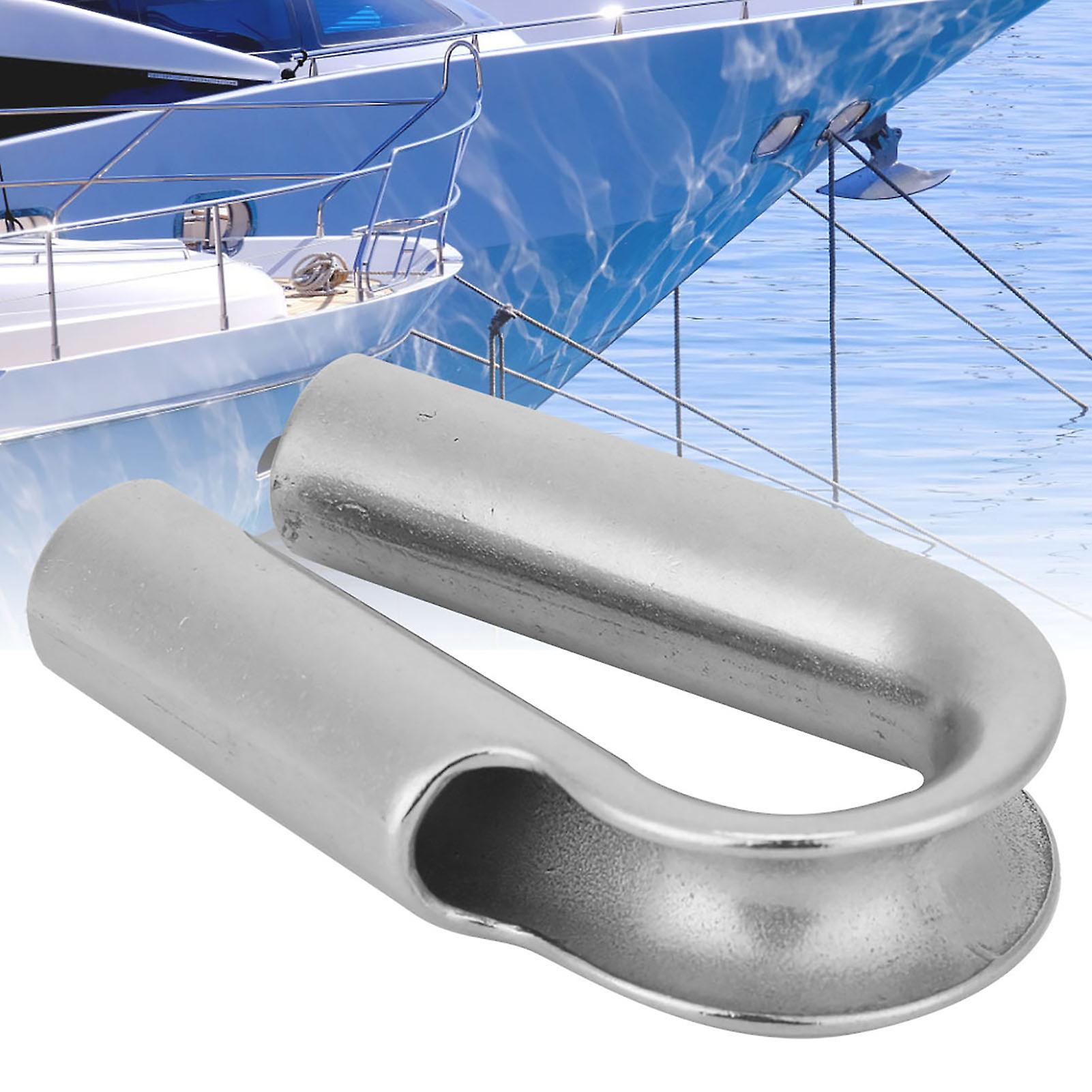 304 Stainless Steel Tube Thimble For Winch Rope Boating Accessories(12mm 1pcs)