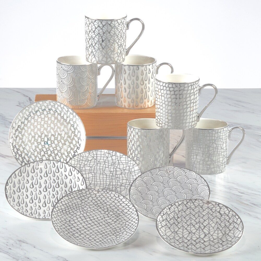 Certified International Mosaic Silver Plated 6\