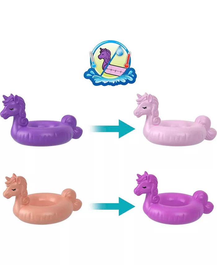 Polly Pocket Sparkle Cove Adventure Unicorn Floatie Compact