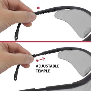 Zayaan Health Grey Simone Color Lens Black Temple (4-Pairs) ZH-SISG-GYLBKT-MS20-4