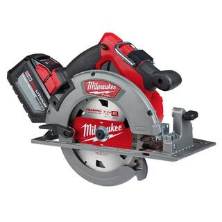 MW M18 FUEL 18V Lithium-Ion Brushless Cordless 7-14 in. Circular Saw Kit with One 12.0Ah Battery Charger Tool Bag 2732-21HD