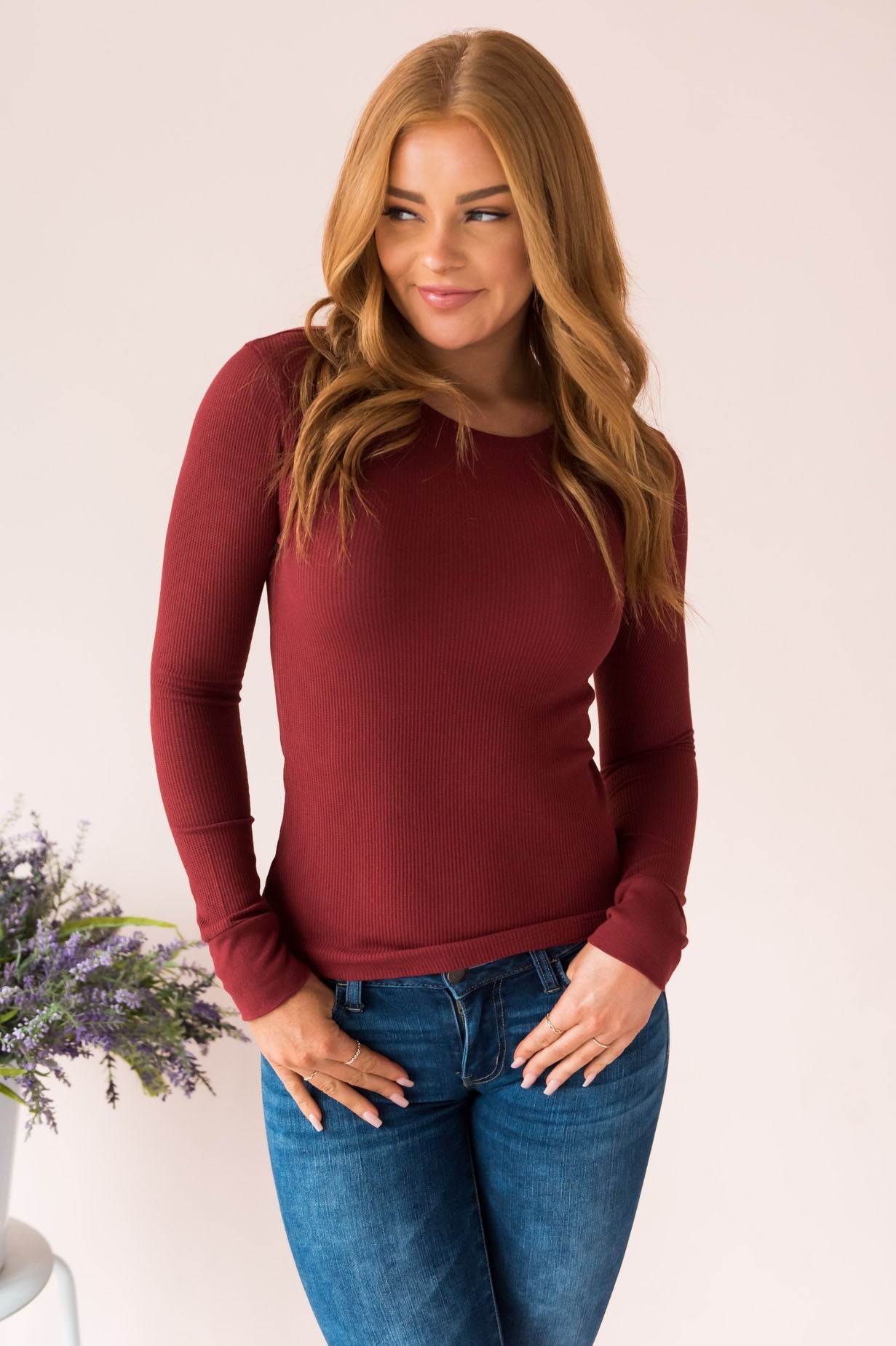 Warm Embrace Modest Thermal Top