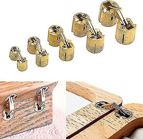 12mm Pure Copper Invisible Hinges For Jewelry Box， Gift Box， Worktops