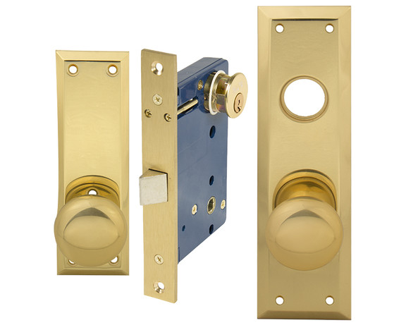 Marks 7NY10DW3RH Vestibule Mortise Lockset Plach O...