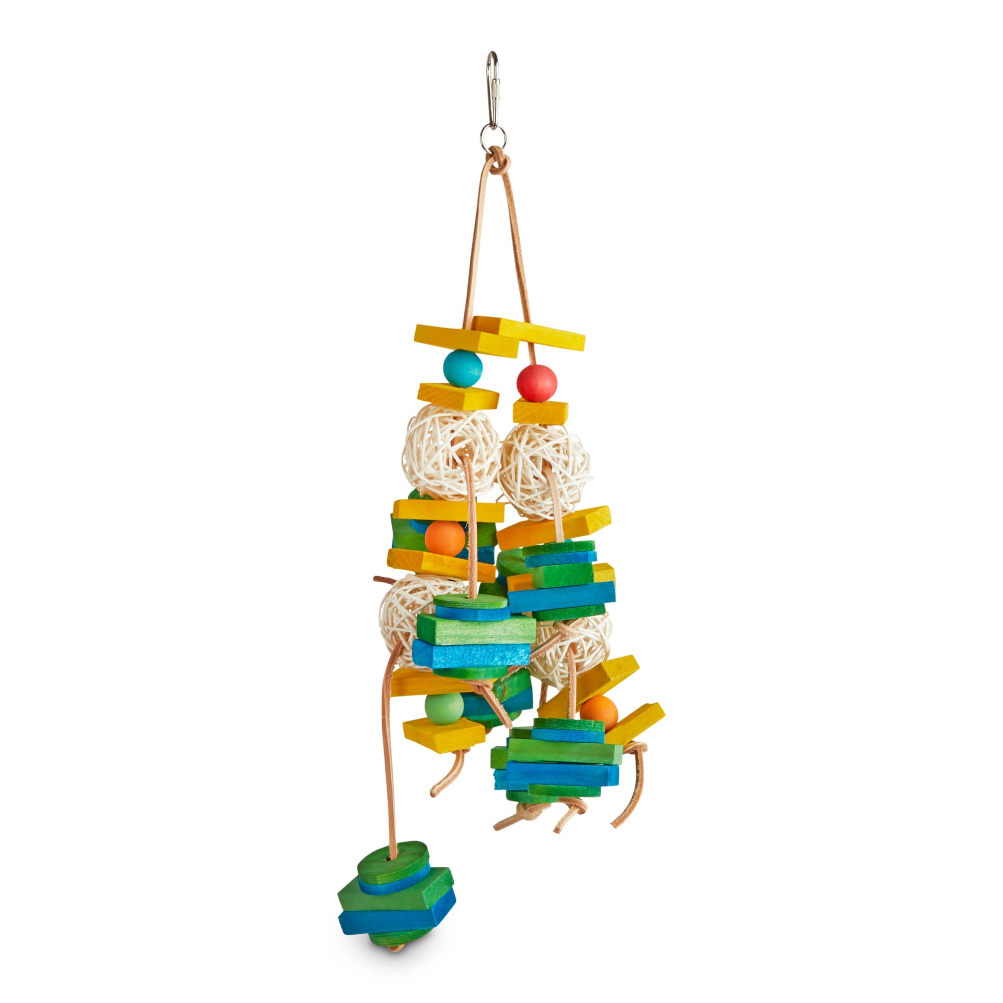 You  Me Jungle Cluster Chewing Bird Toy， Medium