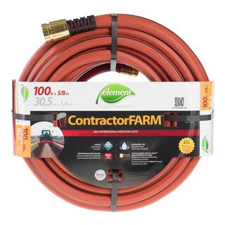 Swan ContractorFarm 58 in. x 100 ft. Heavy Duty Contractor Water Hose CELCF58100