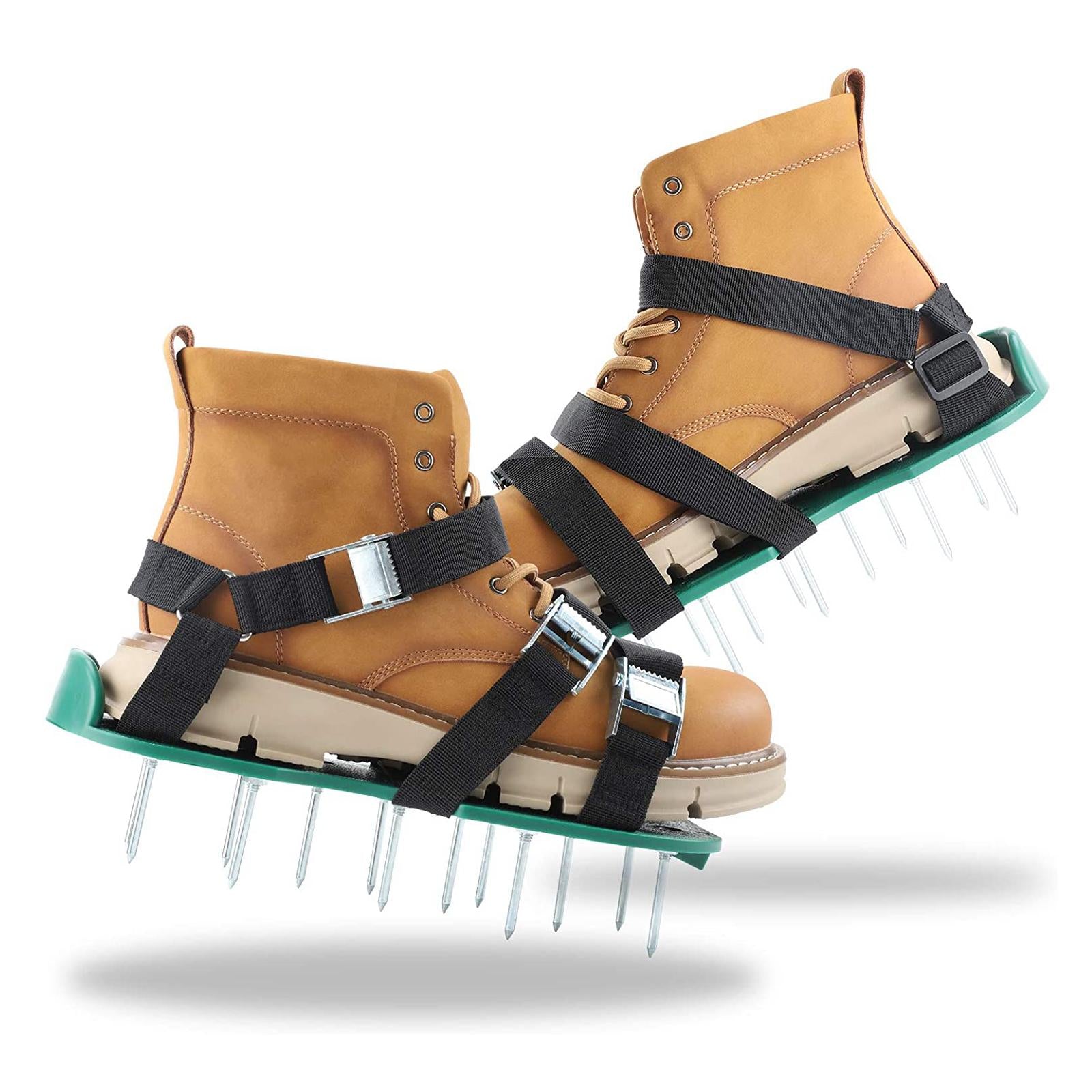 Lawn Aerator Shoes with Straps Lawn Aerator Lawn Aerator for Garden Outdoor Lawn