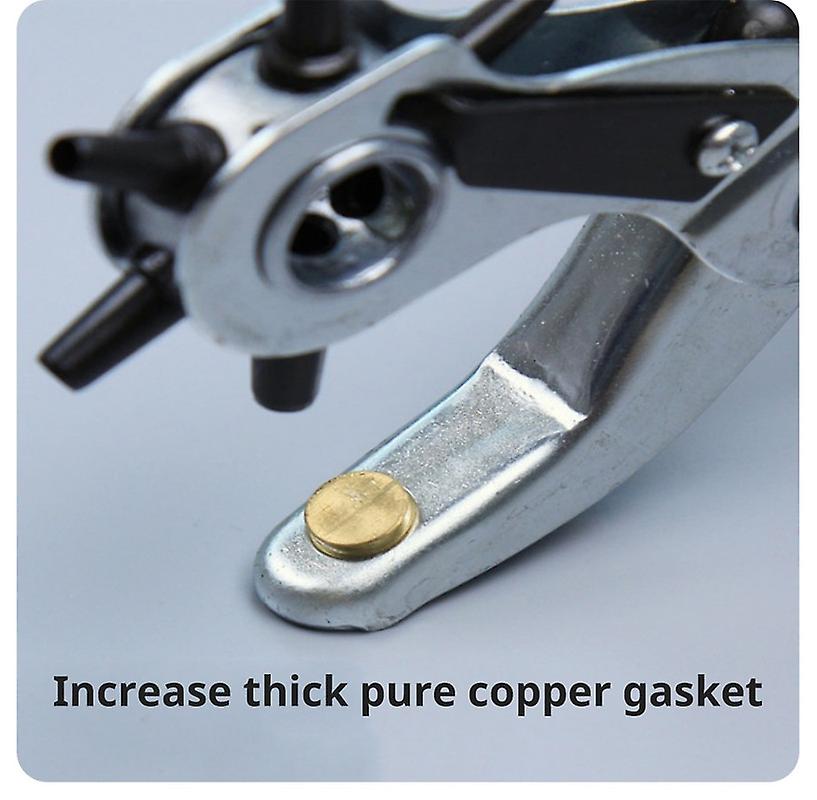 Leather Hole Punch Leather Tools Multifunctional Ordinary Carbon Steel Belt Puncher Hole Punch Punching Tool Belt Hole Puncher