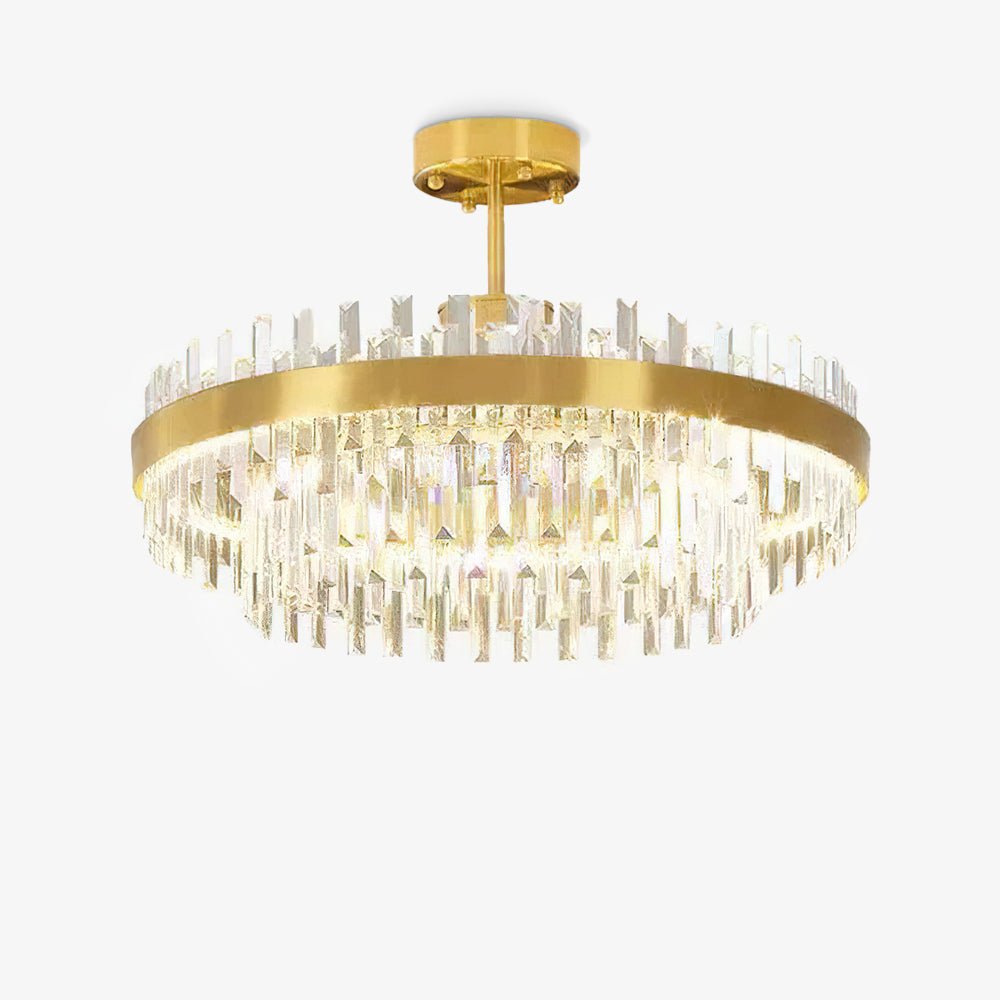 Drum Glass Chandelier