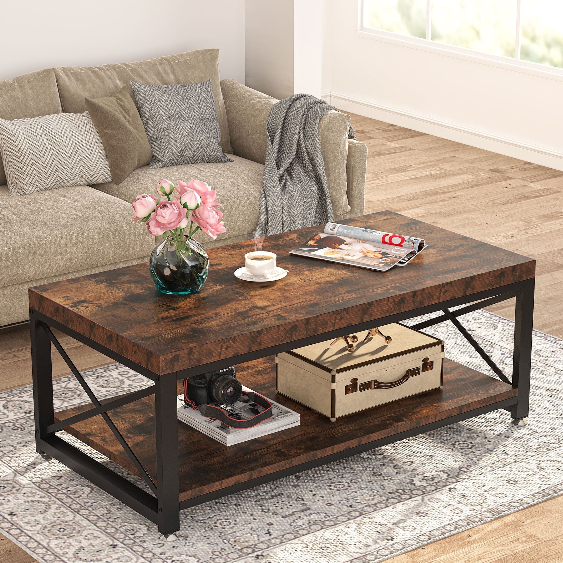 2-Tier Coffee Table, 43