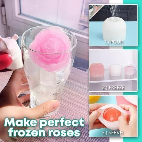 💥Father's Day Promotion - 48% OFF💥 - 3D Rose Shape Ice Cube Mold