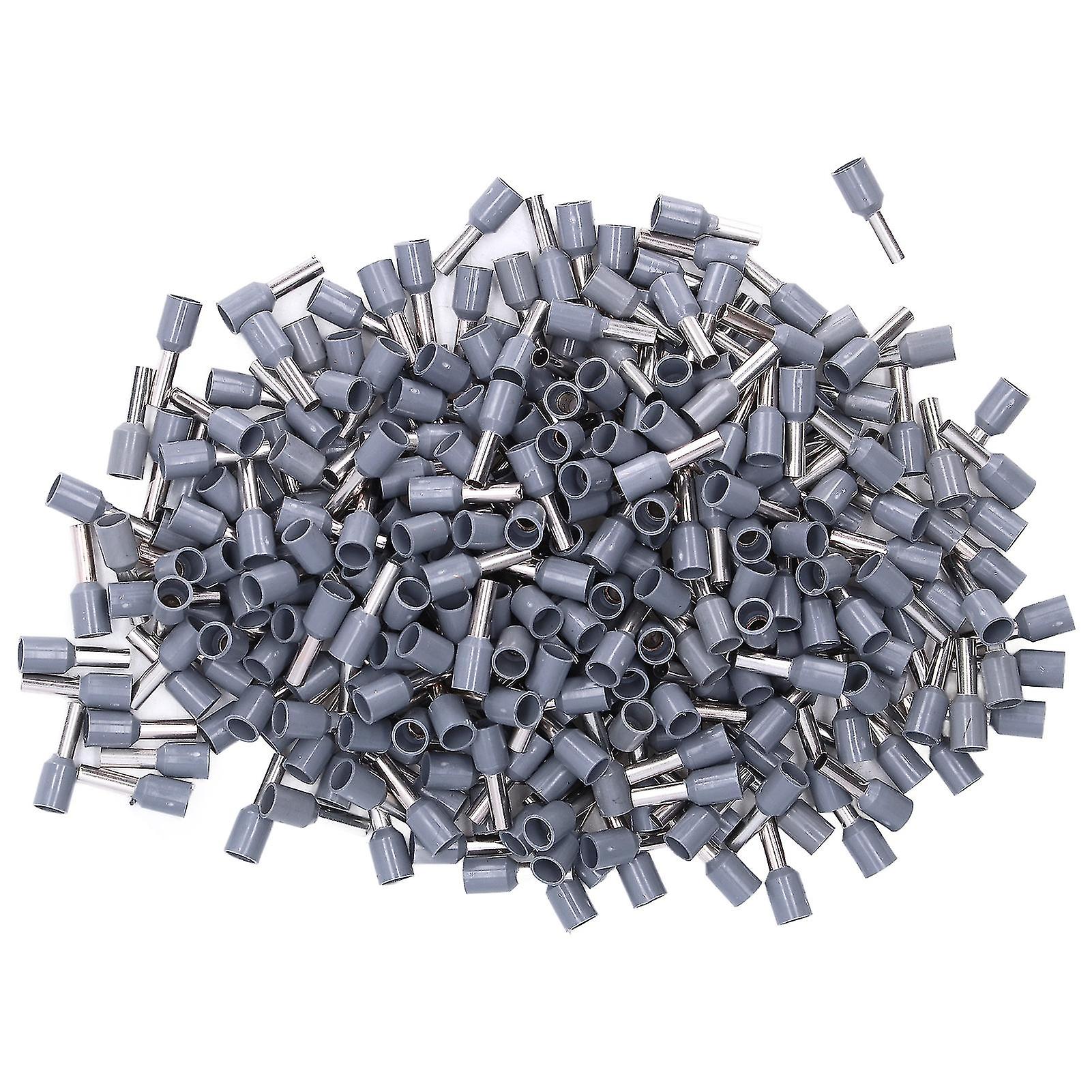 1000Pcs Insulated Ferrule Electrical Pin Crimp Terminals 12 AWG Cord End Connectors KitE4009