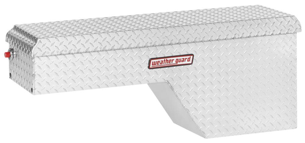 Pork Chop Box, Aluminum, Passenger Side, 3.4 Cu. Ft.