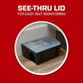 TOMCAT Rat  Mouse Killer Child  Dog Resistant Disposable Station 1 Pre-Filled Ready-To-Use Bait Station 037051005