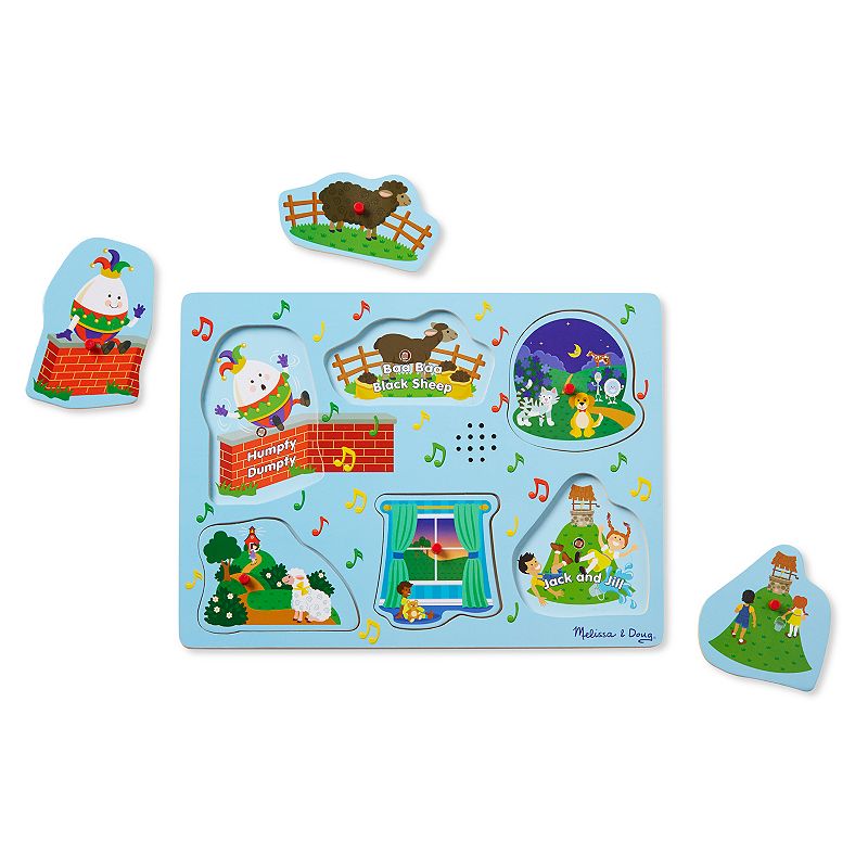 Melissa and Doug Nursery Rhymes 2 Sound Puzzle