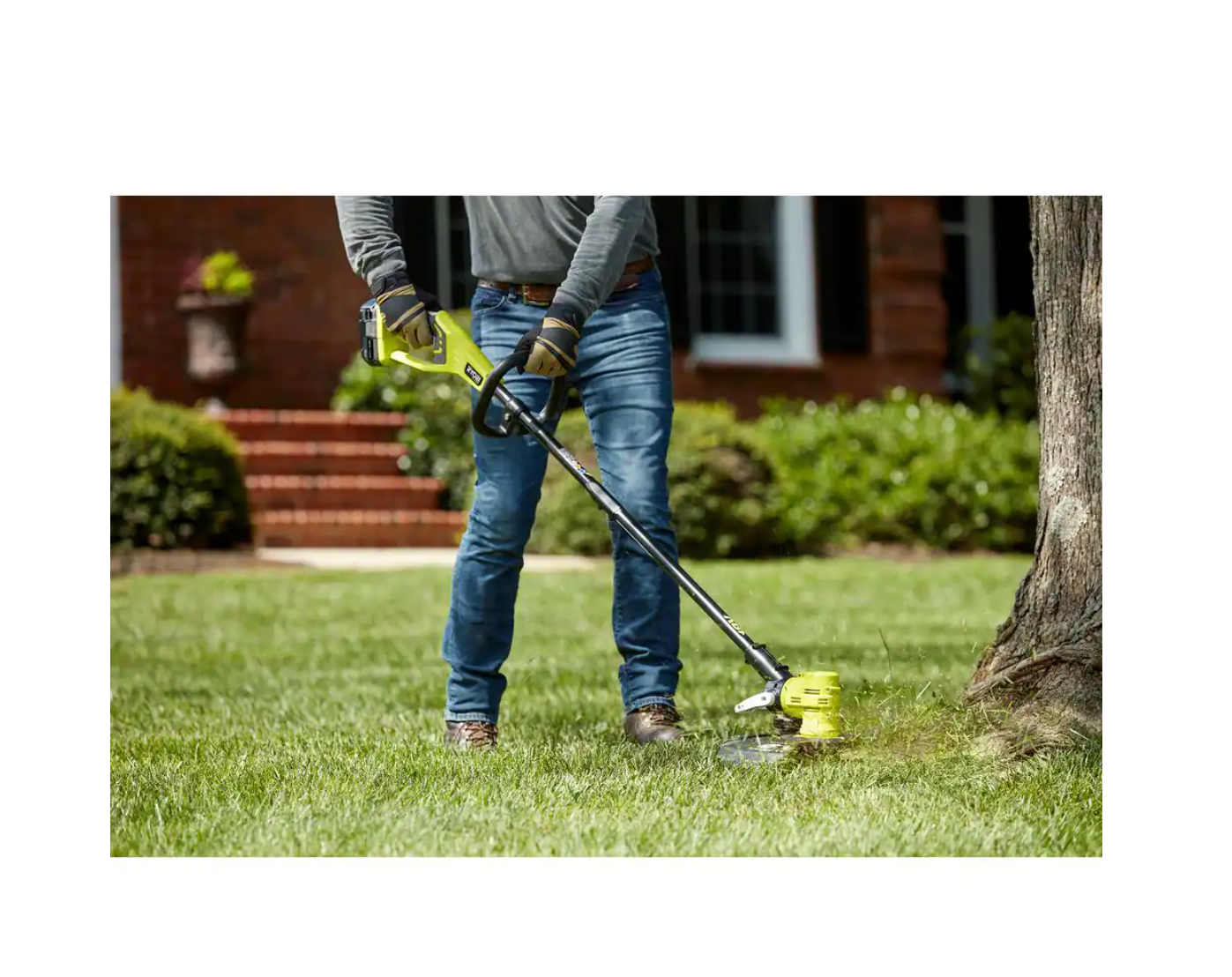 RYOBI P20140VNM ONE+ 18V 13 in. Cordless Battery String Trimmer/Edger with 4.0 Ah Battery and Charger