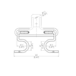 Everbilt 50 lbs. Heavy-Duty Wall Mounted Steel Double S-Hook in Vinyl Coated Black Mounting Hardware Included 69633