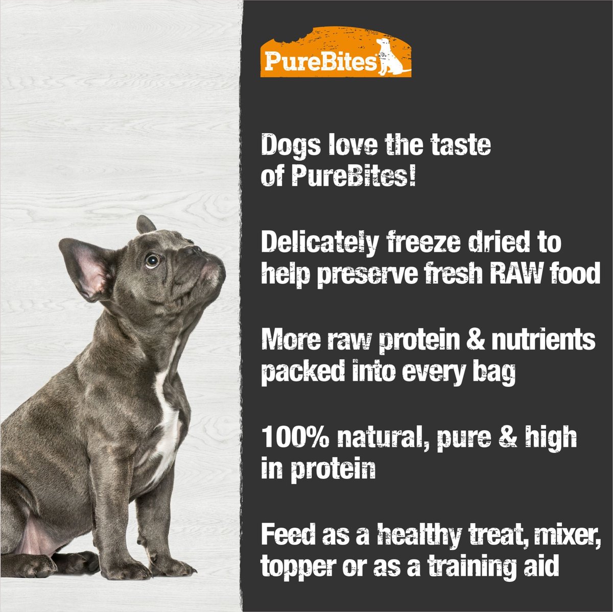 PureBites Duck Liver Freeze-Dried Raw Dog Treats