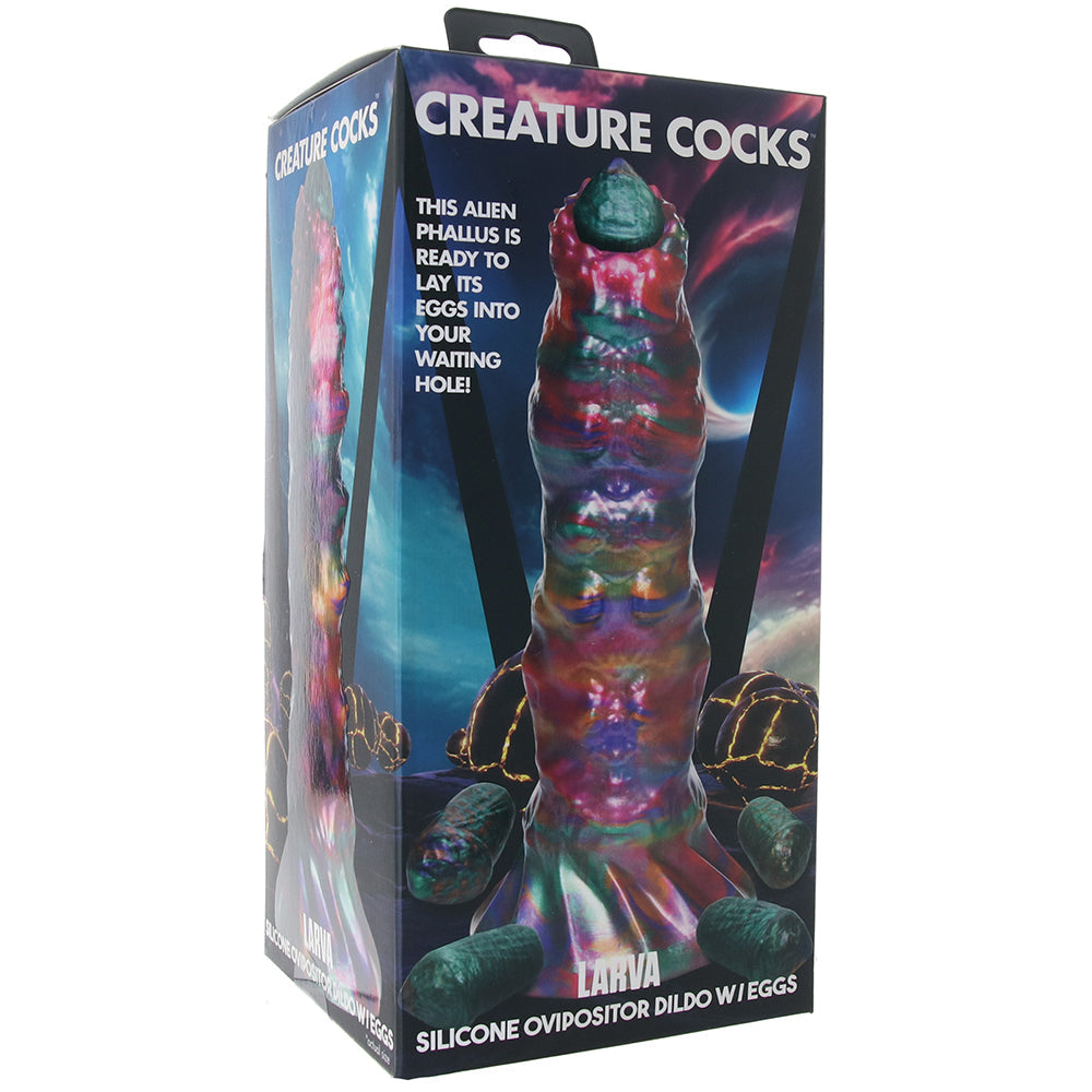 Creature Cocks Larva Ovipositor Dildo and Eggs